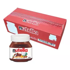 Caixa Com 20 Potes De 140g Nutella Creme De Avelã Com Cacau