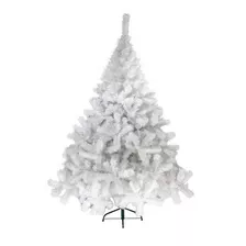 Arbol De Navidad Blanco Montañes Deluxe 2,30mts Pie Metal