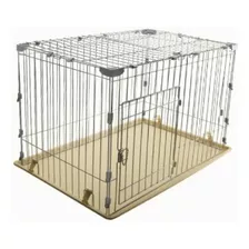 Iris Usa Medium Deluxe Wire Dog Crate, Easy Assembly Wire Color Silver