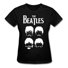 Camiseta Feminina The Beatles Baby Look Tshirt 