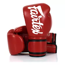 Guantes Para Entrenamiento Fairtex, 16 Onzas, Rojo Y Blanco