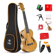 Vangoa Ukelele Tenor De Madera De Nogal De 26 Pulgadas, Ukel