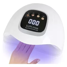 Cabina Para Uñas Uv Led Sun X15 Max Profesional Seisa Color Blanco