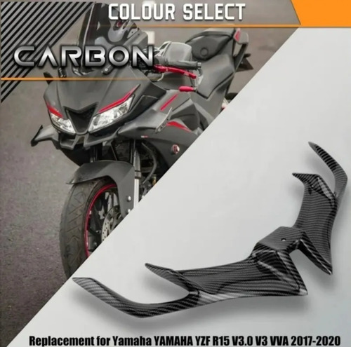Alern De Carenado Delantero Para Motocicleta Yamaha R15 V3 Foto 3
