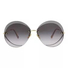 Gafas De Sol Chloé Chloe Gold Grey Ch0063s-30011429-001 Para