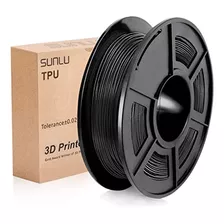 Filamento Tpu Sunlu 500gr Flexible 1.75mm Negro Premium