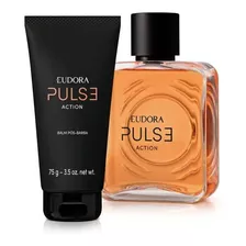 Colônia Pulse Action 100ml + Balm Pós-barba 75g Eudora