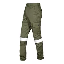 Pantalón Cargo C/reflejantes Uso Rudo, Trabajo, Industrial