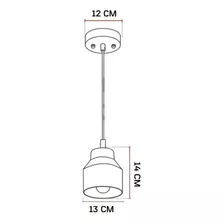 Luminaria Pendente Stove E-27 13cm Avant