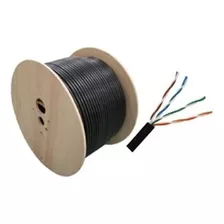 Cable Utp Cat 5e Para Exterior Doble Chaqueta Bobina 305m