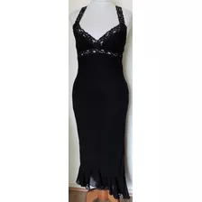 Vestido Maxi Negro Betsey Johnson