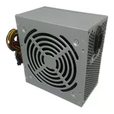 Fonte Para Computador Pc 200w Real Atx 24 Pinos Cooler 120mm Cor Prateado Bivolt