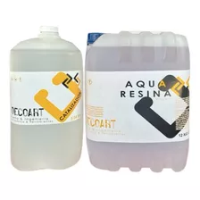 Resina Epoxica Transparente Aqua A+b Altos Espesores 17.04kg