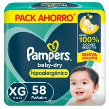 Pañales Pampers Baby Dry Xg