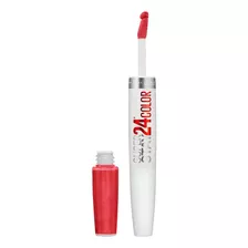 Batom Coral Contínuo Maybelline Super Stay 24 Cores Long Lasting Matte Finish Color