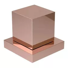 Acabamento Quadrado P/ Registro Rose Gold 100% Metal 