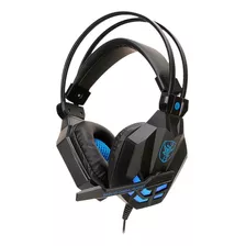 Auriculares Gamer Con Luz Y Microfono 3.5mm Cable 2m Diginet