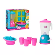 Liquidificador Infantil Brinquedo Com Kit Espremedor E Copos