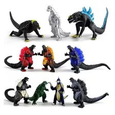  Godzilla 10 Bonecos Figura De Ação Miniatura