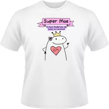 Camisa Camiseta Florks Meme Profissões Super Mãe