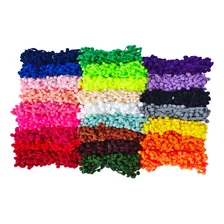 Pom Pom Pom Trim 25 Yardas 25 Colores 0.472in Pom Pom Ball F