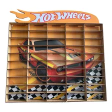 Porta Carrinhos Em Mdf Adesivado Hotwheels 50 Carrinhos