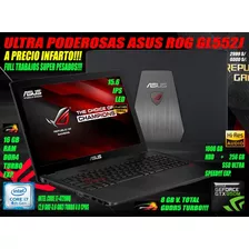 Ultra Poderosa Laptop Gamer Asus Rog Gl552j Intel I7 4700hq