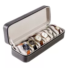 Caja Organizadora De Reloj Gadnic Estuche Para 6 Relojes