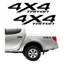 Par Adesivos 4x4 Para Mitsubishi L200 Triton 20148