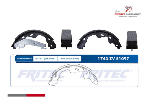 Kit Balatas Tambor Ceramica Tras Vw Gol Trendline 1.6 2018 Foto 4