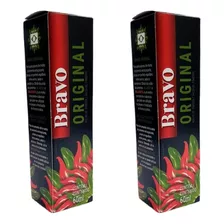 Molho De Pimenta Bravo Original Kit Com 2 Unidades De 60ml