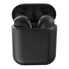 Audifonos Bluetooth 5.0 Inalambricos Manos Libres Touch I12 Color Negro