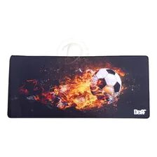 Mouse Pad Gamer Balón De Futbol Con Fuego | Diamac