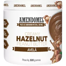 Pasta De Amendoim Integral Amendomel De Avelã, 500g