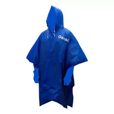 Piloto Poncho Genki Capa Lluvia Pvc Reforzado Impermeable