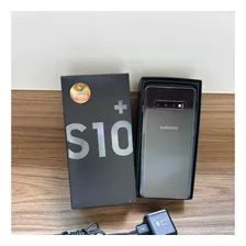 Telefone Samsung S10+ Dual Sim 128gb Preto 8 Gb Ram Sm-g975f