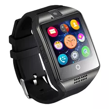 Relógio Smartwatch Q18 Com Câmera E Cartão De Memória Blueto