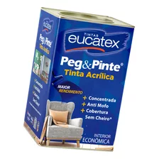 Tinta Acrílica Econômica Peg Pinte Eucatex 18lt Cores