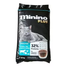 Croquetas Para Gato Minino Plus 2 Bultos De 10 Kgs