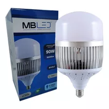 Lâmpada Led Bulbo 90w Branco Frio 6500k Alta Galpão (kit 4)