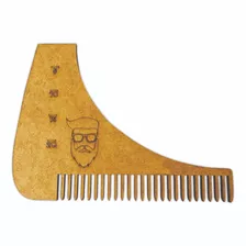 Alinhador Pente Modelador P/ Barba Madeira Barbeiro 100 Unid