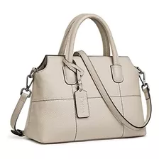 Bolsos De Piel Auténtica Kattee Para Mujer, Bolsos De Hombro