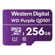 Cartao Micro Sd 256gb Wd Purple Para Cftv