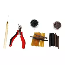 Kit: Alicate Extensiones + Aguja + Microring Sili+ Keratina