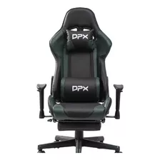 Cadeira Gamer Giratória 2d Verde Gt17 - Dpx