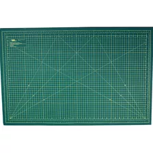 Base De Corte Para Patchwork A1 Dupla Face 90x60 Cor Verde