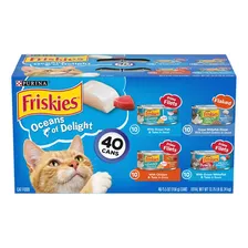 Alimento Para Gatos Purina Friskies Pescado 40 Latas