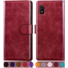 Funda Roja Tipo Billetera Para Galaxy A10e