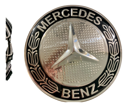 4 Centros De Rin Mercedes Benz 65mm Foto 7