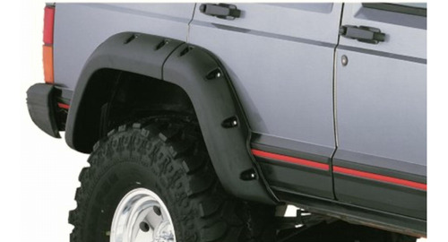 Bushwacker Jeep Cutout Pocket/rivet Style Rear Guardabarros Foto 3